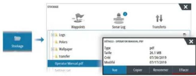 SIMRAD NSS evo3S - Affichage du manuel sur l'écran - 1