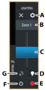 SIMRAD NSS evo3S - Barre de contrôle d'éclairage ITC - 1