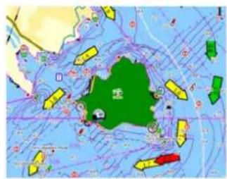 SIMRAD NSS evo3S - Courants et marées C-MAP - 2