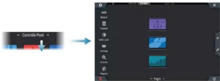 SIMRAD NSS evo3S - Sélection des paramètres de pont - 1