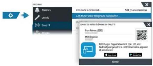 SIMRAD NSS evo3S - Connexion à un écran multifonctions utilisé comme point d'accès - 1