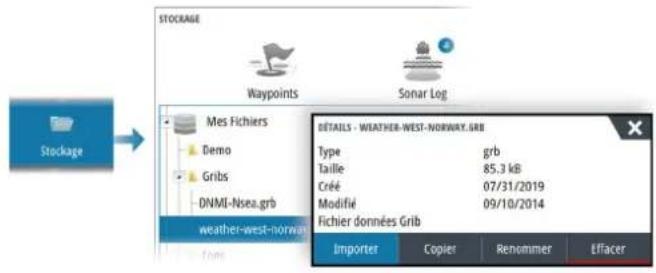 SIMRAD NSS evo3S - Importation des données GRIB - 1