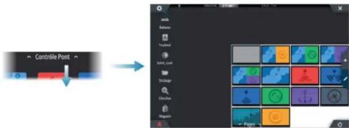 SIMRAD NSS evo3S - Configuration des pages prédéfines pour afficher sur un pont - 1