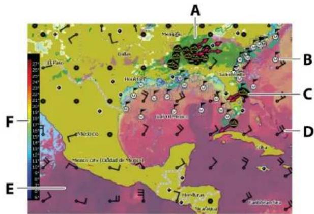 SIMRAD NSS evo3S - Fenêtre de météo Sirius - 1