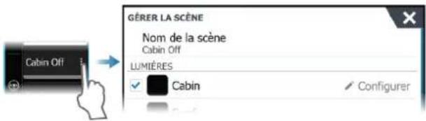 SIMRAD NSS evo3S - Modification d'une scène - 1