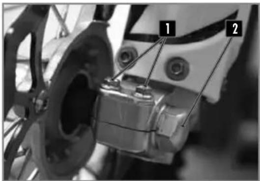 Sherco 450 SEF (2025) - DESMONTAJE DE LA RUEDA DELANTERA - 1