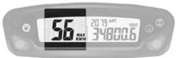 Sherco 450 SEF (2025) - SPD function Current speed (screens 1 and 2): - 1