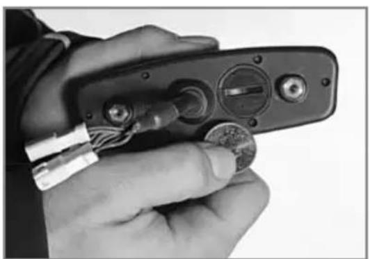 Sherco 450 SEF (2025) - REPLACING THE MOTORCYCLE COMPUTER BATTERY - 3