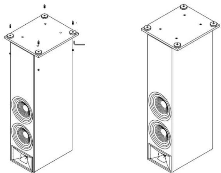 JBL Stage 260F - 280F/260F の組み立て - 2