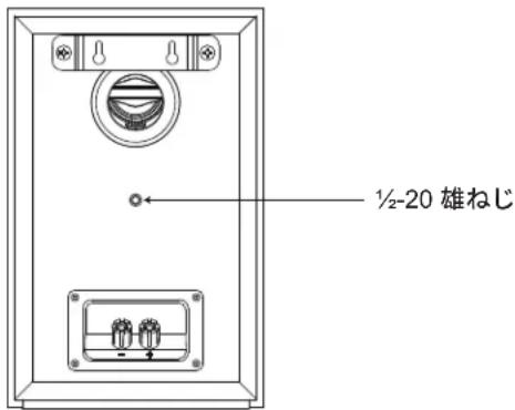 JBL Stage 260F - 240B を壁に取り付ける - 2