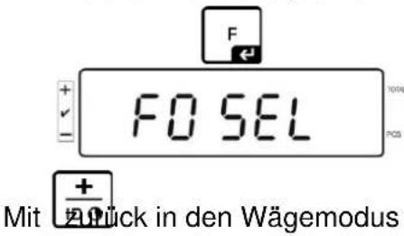 Kern IFS 100K3 - Funktion aktivieren - 7