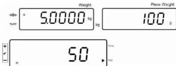 Kern IFS 100K3 - Compter les pièces - 1