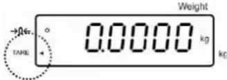 Kern IFS 100K3 - Weighing with tare - 1