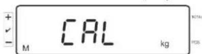 Kern IFS 60K0.5D - On verified weighing systems press the adjustment switch! - 2