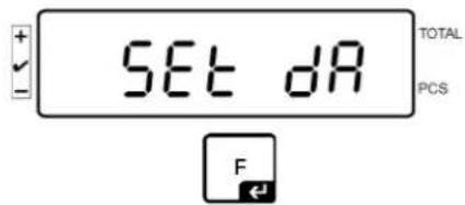 Kern IFS 60K0.5D - Datum einstellen: - 10