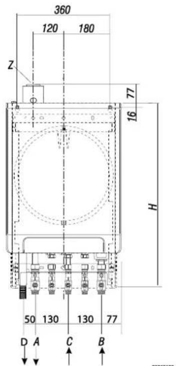 DAIKIN EHOB18AAV1H - Mesures d'installation - 6