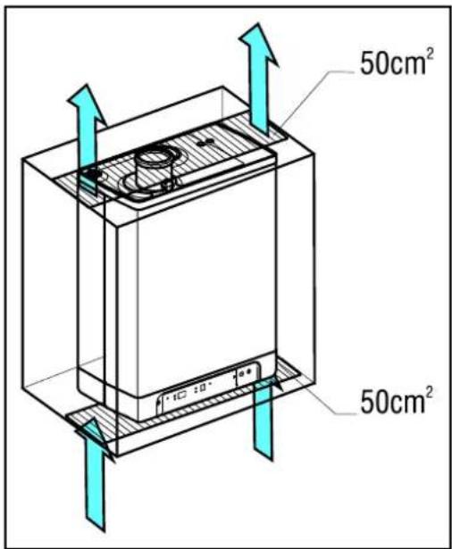 DAIKIN EHOB18AAV1H - Przestrzen montażowa - 1