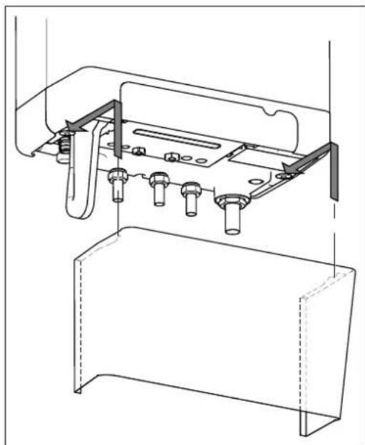 DAIKIN EHOB18AAV1H - Schermplaat aanbrengen (optioneel) - 1