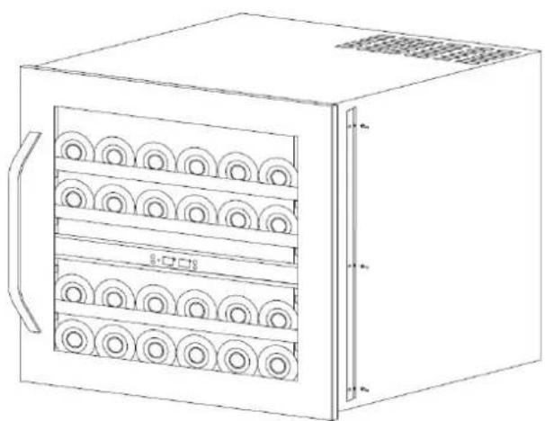 TEKA RVI 20046 GBK - Especificaciones de instalación para empotrar el armario - 5