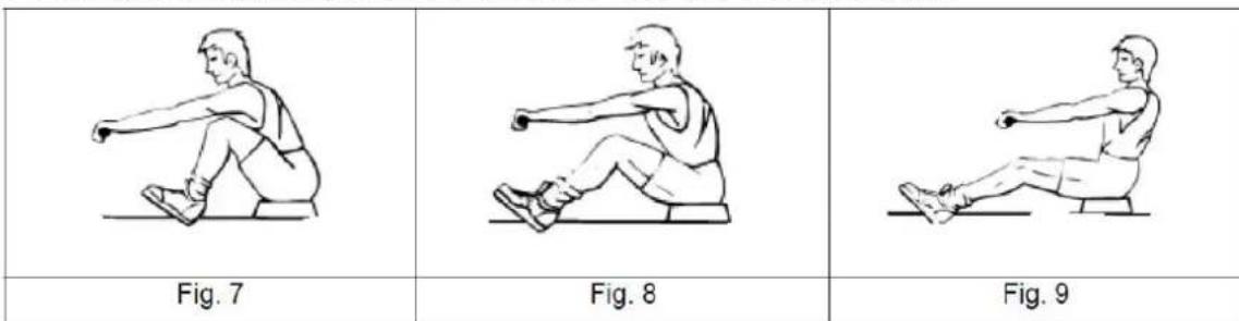 Skandika Motalla - Rowing with the legs only - 1