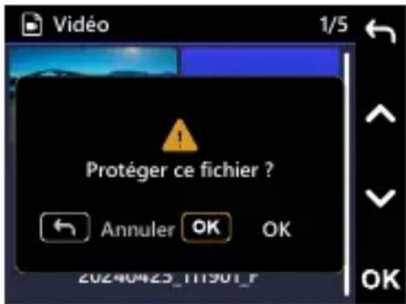 KENWOOD DRVA610W - PROTEGER / DÉPROTEGER UN FICHIER - 3