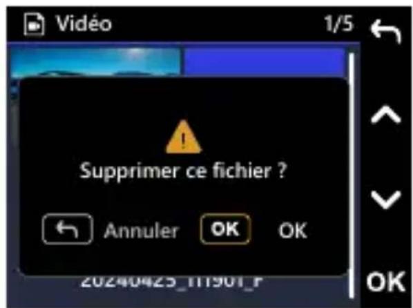 KENWOOD DRVA610W - SUPPRESSION D'UN FICHIER - 2