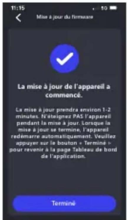 KENWOOD DRVA610W - Mises à jour OTA avec l'application KENWOOD DASH CAM MANAGER sur un smartphone - 9