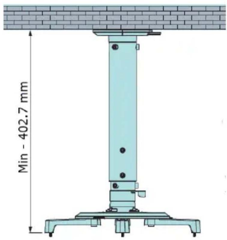 StarTech.com PROJCEILMNT2 - 外形寸法 - 2