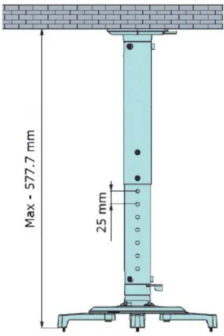 StarTech.com PROJCEILMNT2 - 木一儿を使用する场合 (木一ル上部・下部使用時) - 1