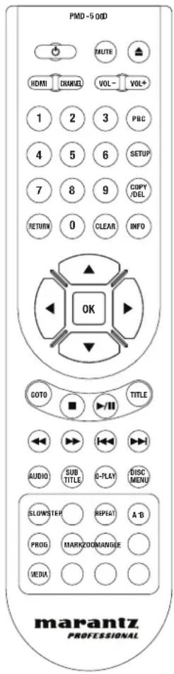 MARANTZ PMD500D - Telecomando - 1