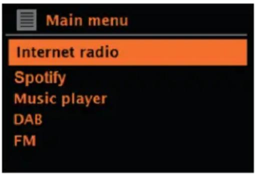 Auna Reference 802 - Menu navigation - 3