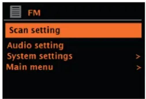 Auna Reference 802 - Menu navigation - 1