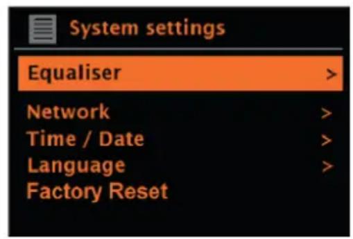 Auna Reference 802 - Navigazione nel menu - 2