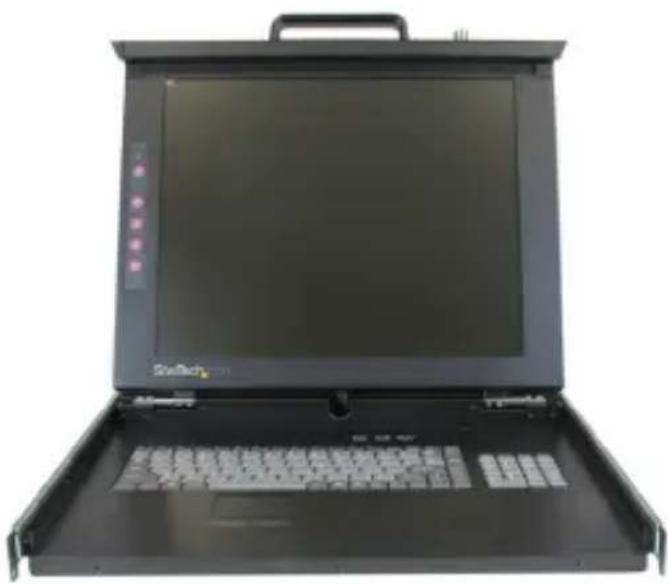 StarTech.com RACKCONS1701 - 1Uサイズ15/17/19インチ ラックマウnt型LCDコンソル-USB+PS/2 - 1