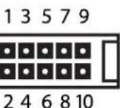 StarTech.com PLATE9M16LP - Plaque Série d'un Port - 4