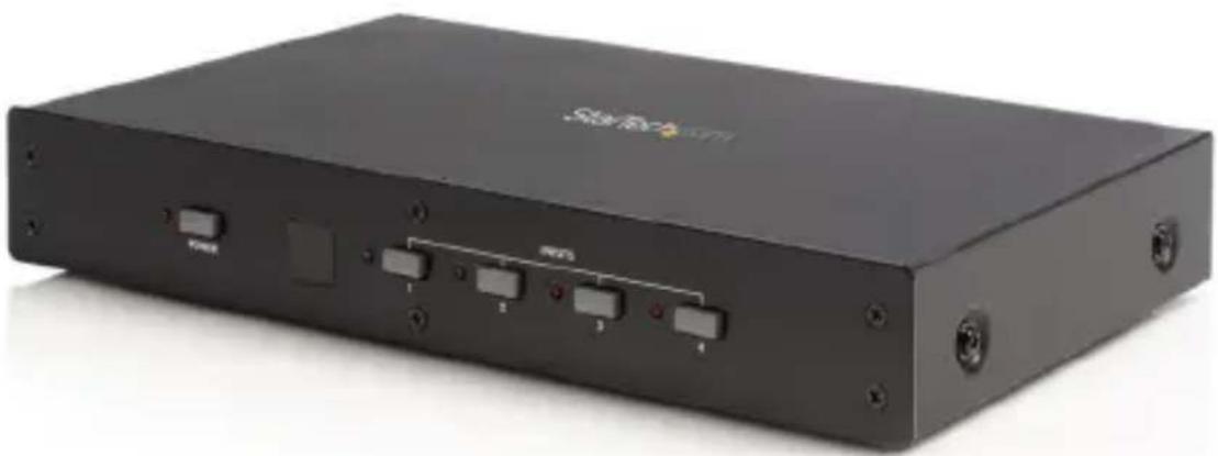 StarTech.com VS421CPNTA - Commutateur Vidéo Composante 4 Ports avec Audio et Contrôle RS232 - 1