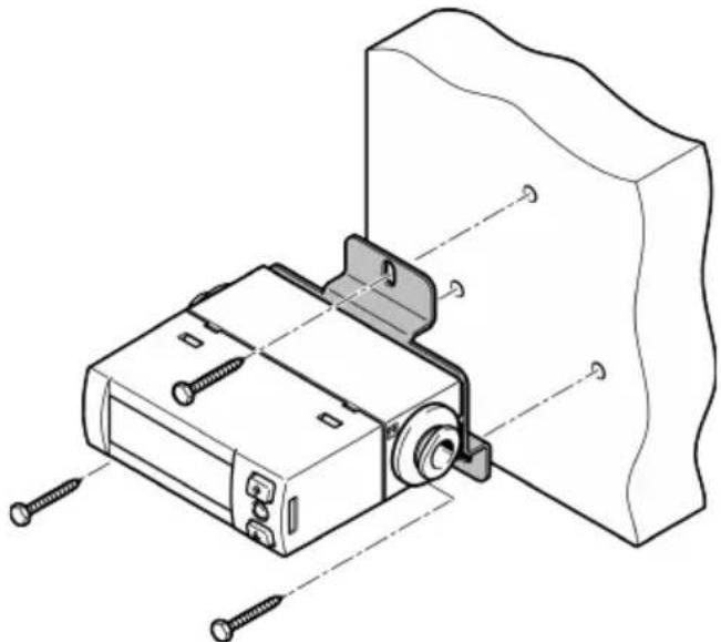 Festo SFAH50UQ8SPNLKPNVBAM8 - Montage du capteur avec fixation murale - 1