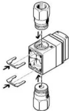 Festo SFAW32TG34EPNLKPNVBAM12 - Changer un raccordement fluidique - 2