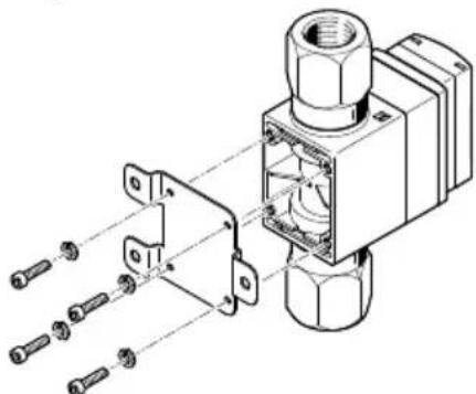 Festo SFAW32TG34EPNLKPNVBAM12 - Monter le capteur avec fixation murale - 1