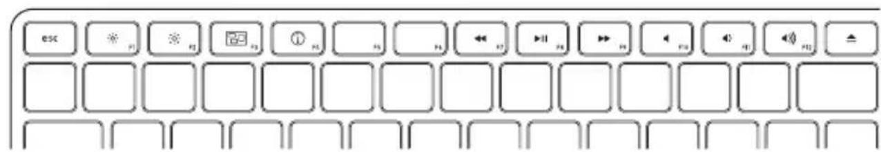 Mede8er Wireless Keyboard - Uso del teclado - 1