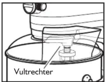 KITCHENAID Heavy Duty Mixer - Gebruik van het schenkschild - 2
