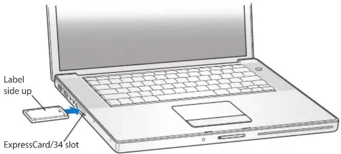 APPLE MacBook Pro 13 3" MD102NA - Using ExpressCards - 1
