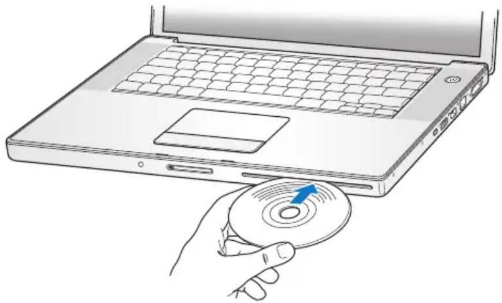 APPLE MacBook Pro 15 4" Retina ME664NA - Inserting a CD or DVD Disc - 1