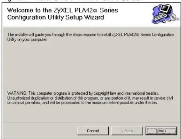 ZYXEL PLA4211 - Installing the Utility - 3