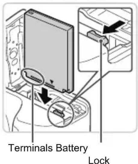 CANON PowerShot SX500 IS - Inserting the Battery and Memory Card - 2