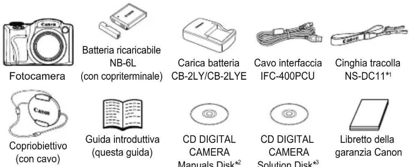 CANON PowerShot SX500 IS - Contenuto della confezione - 1