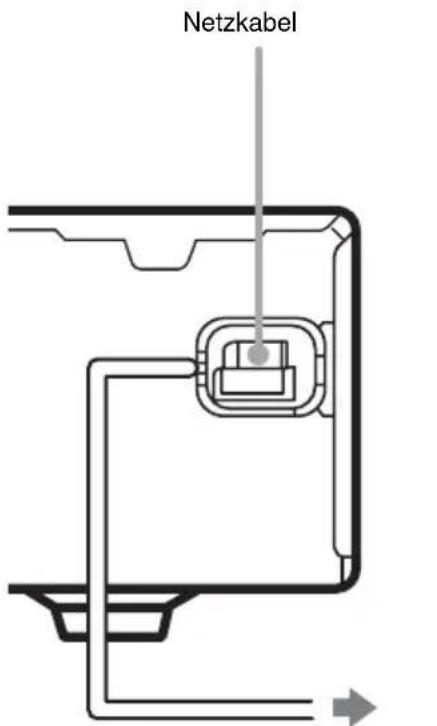 SONY HTR6100 - Anschließen des Netzkabels - 1