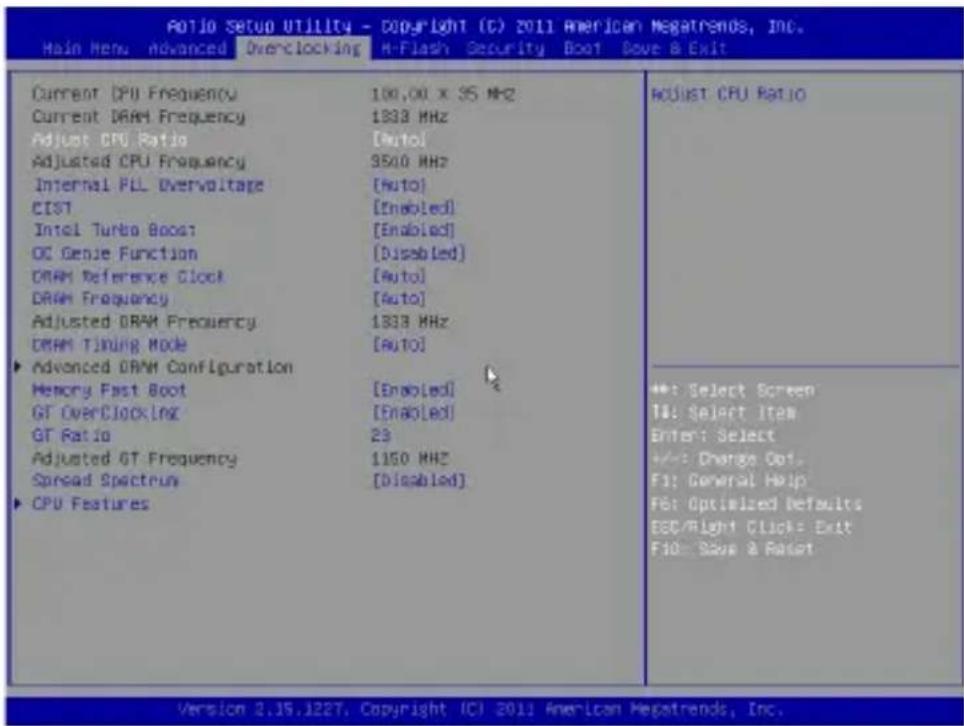 MSI H61IE35W8 - 超频 - 1