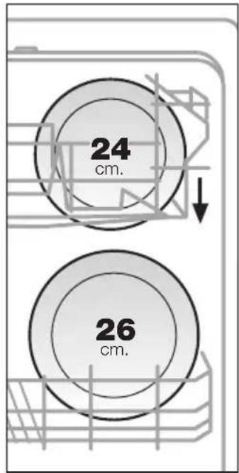 24 cm. 26 cm.