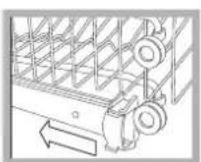 HOTPOINT LFTA+ 3214 HX - Never lift or lower the rack on one side only. - 1